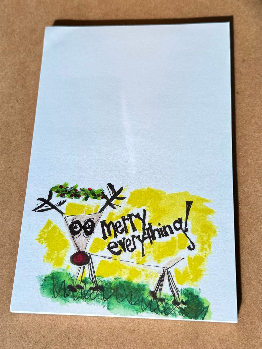 Merry Everything Christmas Notepad (Large)